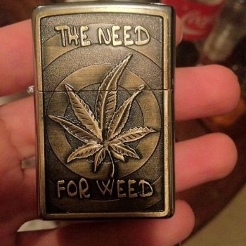 metal chrome flip top lighter