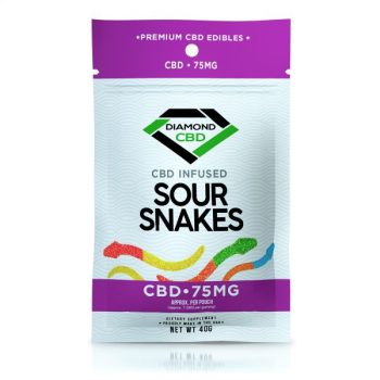 Diamond CBD Natural CBD Infused Sour Snakes