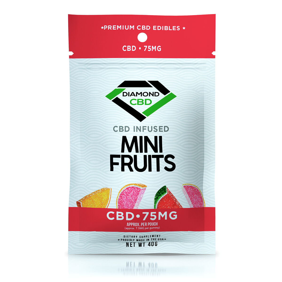Diamond CBD Gummies - Infused Mini Fruit - Image 4