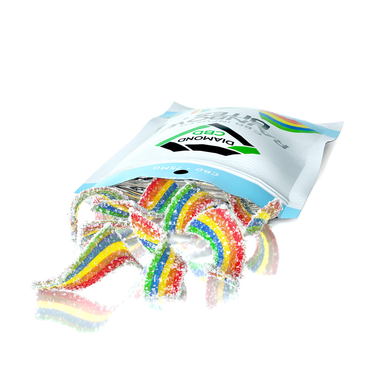 Diamond CBD Gummies - Infused Rainbow Bites - Image 3
