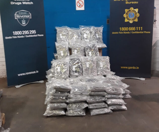 Two men arrested in connection with seizure of €2 million worth of cannabis in Louth