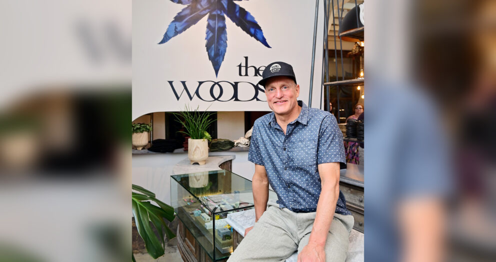 Woody Harrelson urges people to get ‘higher’ as he opens cannabis dispensary