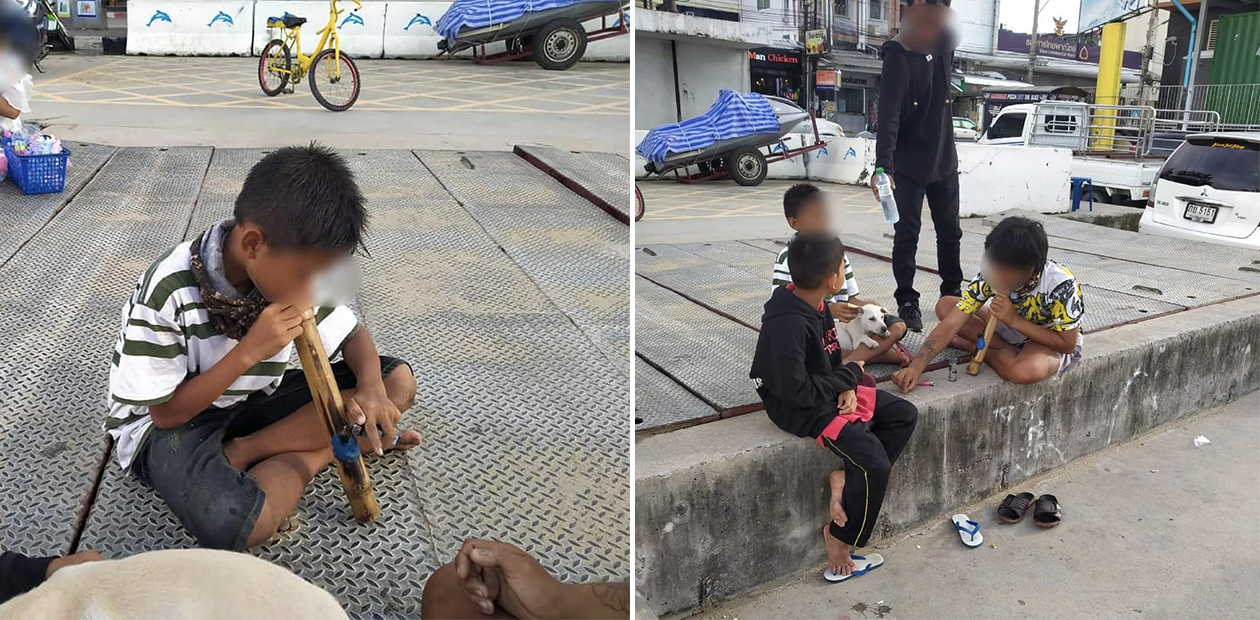Thai street kids ripping bong hits ignites anti-cannabis fervor