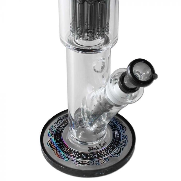 Black Leaf VALHALLA Boxed Straight Bong with Tree Percolator - Image 4
